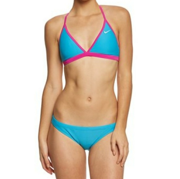 Nike Other - 💝 NIKE bikini top new blue & pink
